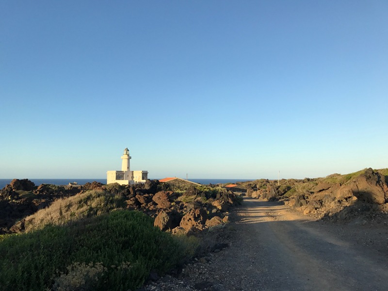 Punta Spadillo and the lighthouse